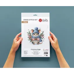 Weihnachtliche Magie - Kreuzstich-Set AVA-P027