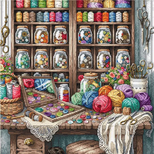 Sewing Room - Cross Stitch Kit AVA-P022