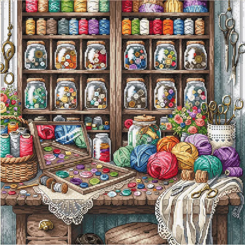 Sewing Room - Cross Stitch Kit AVA-P022