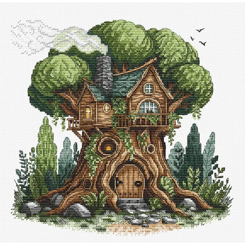 Tree House - Cross Stitch Kit AVA-P023