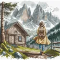 Under the Mountain Sky - Cross Stitch Kit AVA-P033