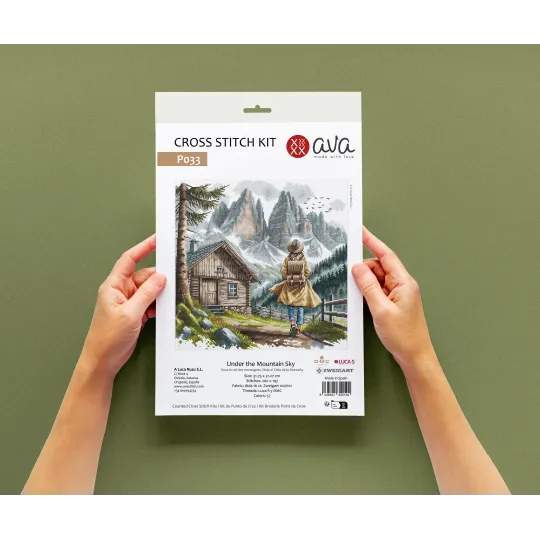 Under the Mountain Sky - Cross Stitch Kit AVA-P033