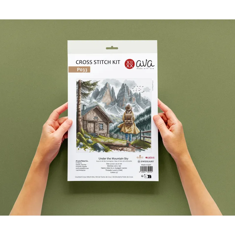Under the Mountain Sky - Cross Stitch Kit AVA-P033