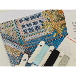 Notre Plage - Kit de Point de Croix AVA-P067