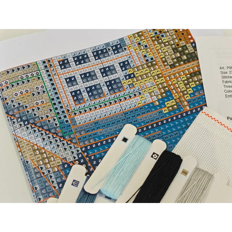 Mūsų paplūdimys - kryželių siuvinėjimo rinkinys AVA-P067