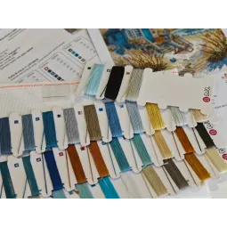 Notre Plage - Kit de Point de Croix AVA-P067