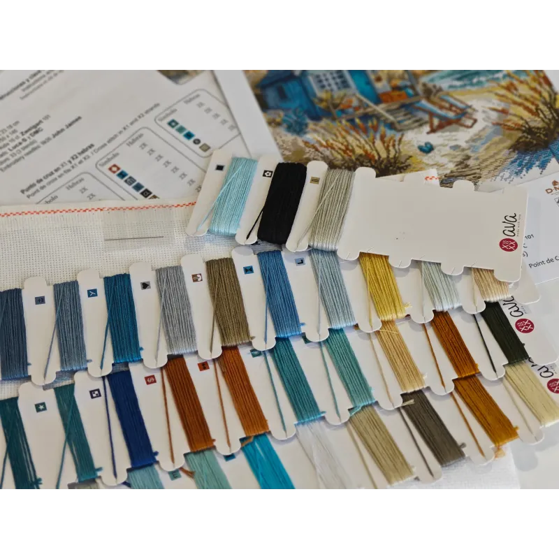 Notre Plage - Kit de Point de Croix AVA-P067