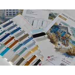 Notre Plage - Kit de Point de Croix AVA-P067