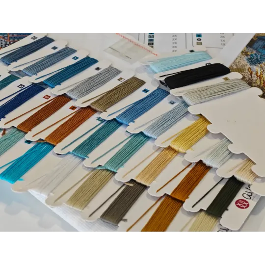 Mūsų paplūdimys - kryželių siuvinėjimo rinkinys AVA-P067