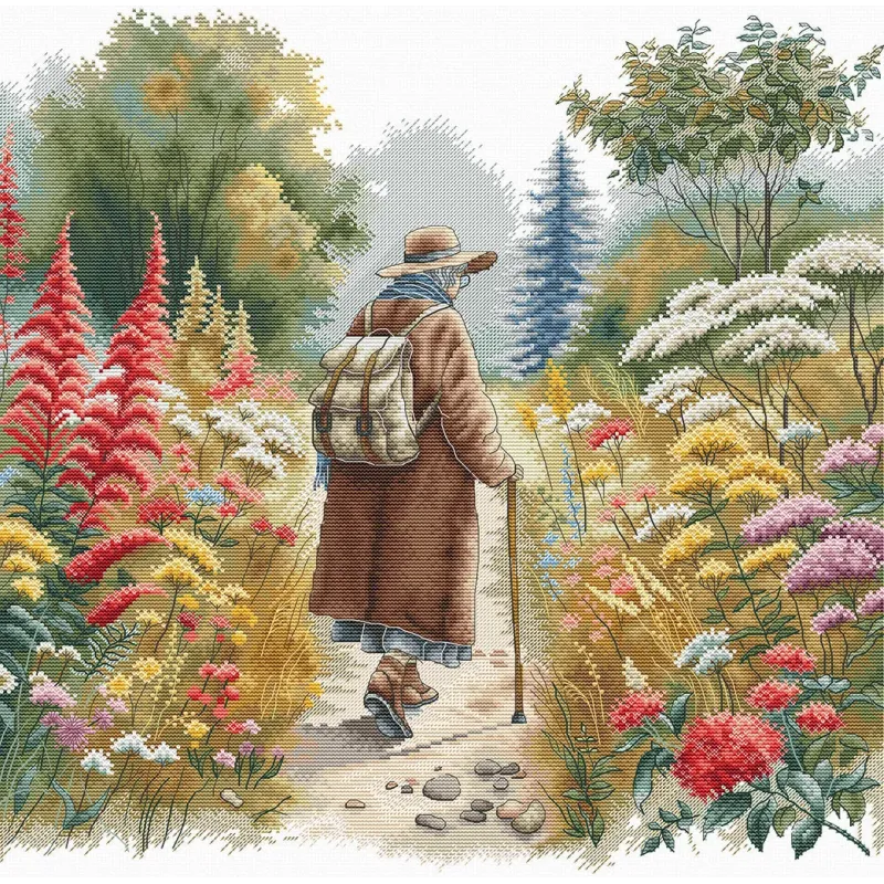 Floral Path - Cross Stitch Kit AVA-P107