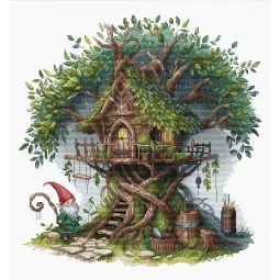 Bienvenue chez moi - Kit de point de croix AVA-P040