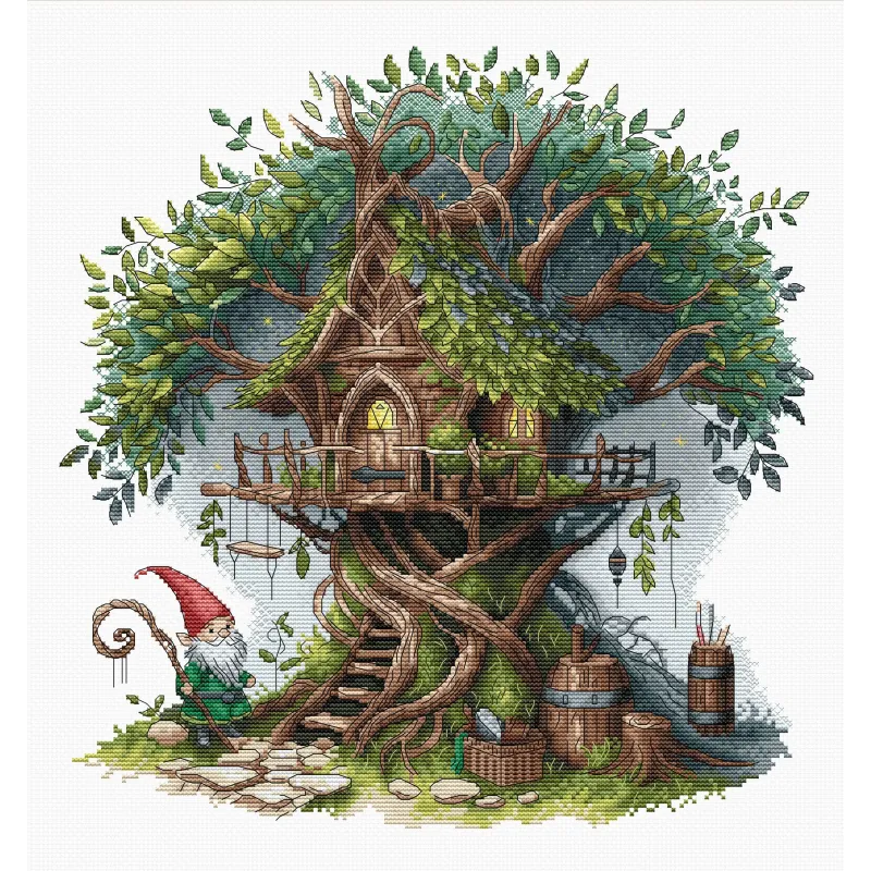 Bienvenue chez moi - Kit de point de croix AVA-P040