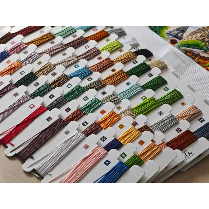 Iš Paryžiaus su meile - Kryželiu siuvinėjimo rinkinys AVA-P126