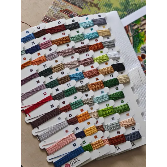 Iš Paryžiaus su meile - Kryželiu siuvinėjimo rinkinys AVA-P126