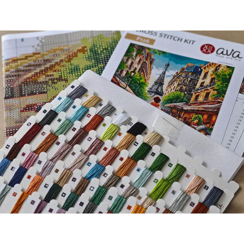 Von Paris mit Liebe - Kreuzstich-Set AVA-P126