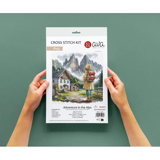 Adventure in the Alps - Cross Stitch Kit AVA-P113