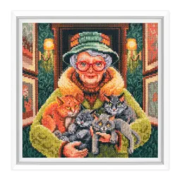 Siuvinėjimo kryželiu rinkiniai Cozy hugs RTOM1071