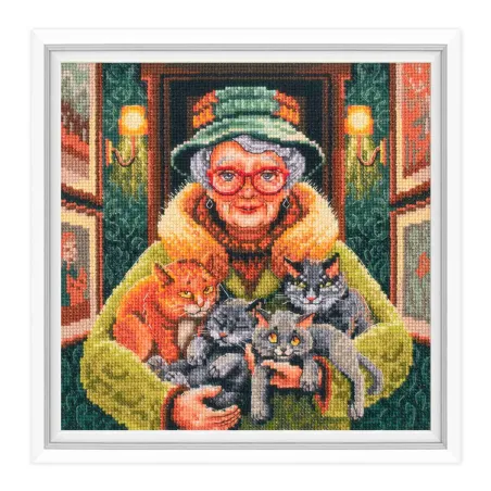 Cross-stitch kits Cozy hugs RTOM1071