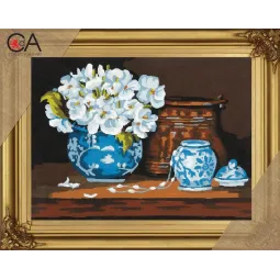 Kit de tapisserie avec canevas imprimé CDA6256K