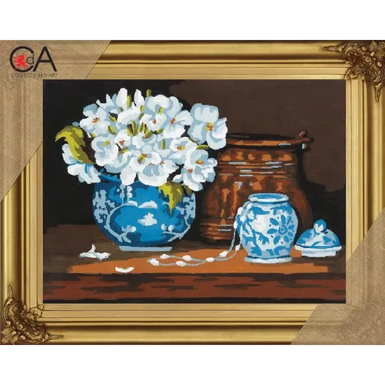 Kit de tapisserie avec canevas imprimé CDA6256K