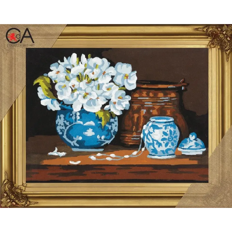 Kit de tapisserie avec canevas imprimé CDA6256K