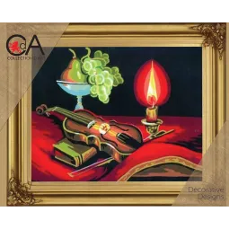 Kit de tapisserie avec toile imprimée CDA6154K