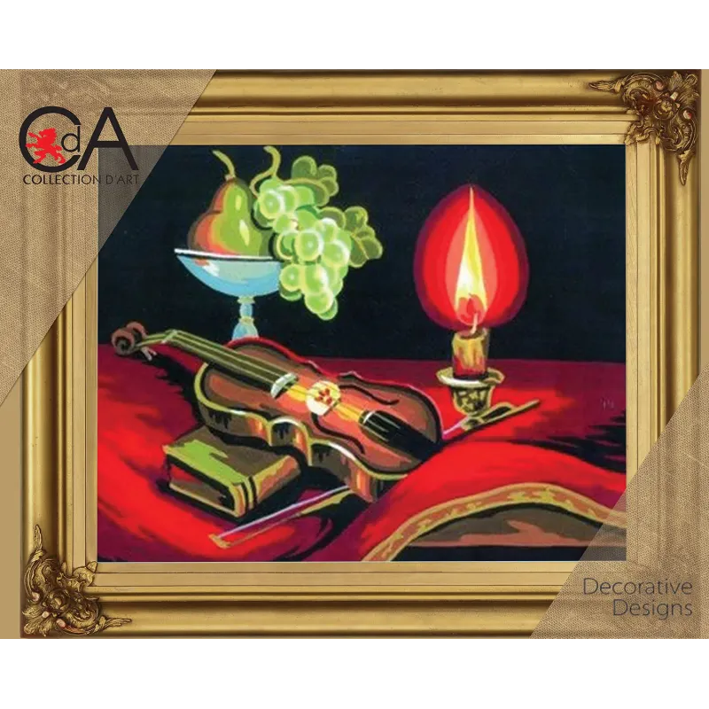 Wandteppich-Set mit bedruckter Leinwand CDA6154K