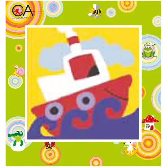 Gobelenų rinkinys su atspausdintu paveikslu 15x15 Tugboat CDA2019K