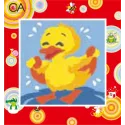 Gobeleno rinkinys su spausdintu kanva 15x15 Duckling CDA2020K