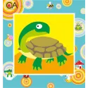 Tapestry Kit with printed canvas 15x15 Tortoise CDA2018K