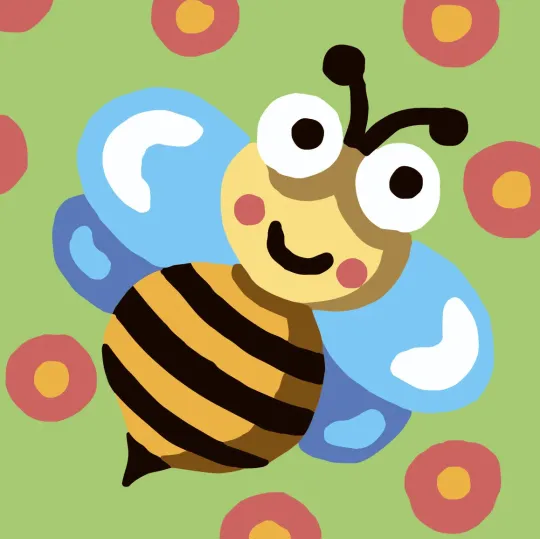 Tapestry Kit with printed canvas 10x10 Honeybee CDA1055K