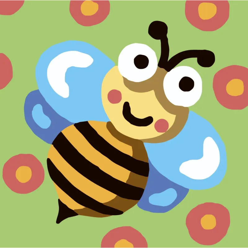 Gobelenų rinkinys su atspausdintu drobės 10x10 Honeybee CDA1055K