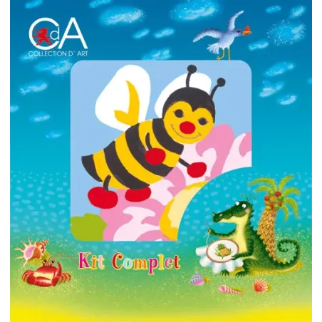 Набор для гобеленов с напечатанным холстом 10x10 Honey Bee CDA1014K