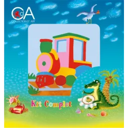 Tapestry Kit with printed canvas 10x10 Engine CDA1005K