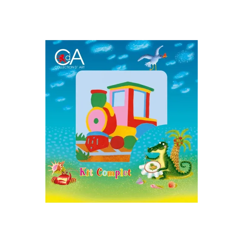 Kit de tapisserie avec toile imprimée 10x10 Moteur CDA1005K