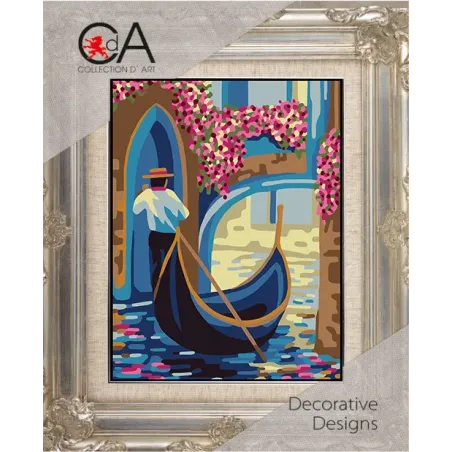 Набор для гобелена с печатным холстом 14x18 Gondolier CDA3384K