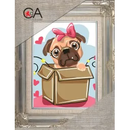 Gobelenų rinkinys su atspausdinta drobe 14x18 Saldi staigmena CDA3365K