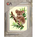 Набор для гобелена с напечатанным холстом 14x18 Koala CDA3355K