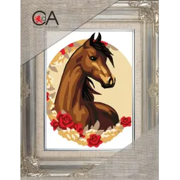 Gobeleno rinkinys su spausdinta drobe 14x18 Grace CDA3354K