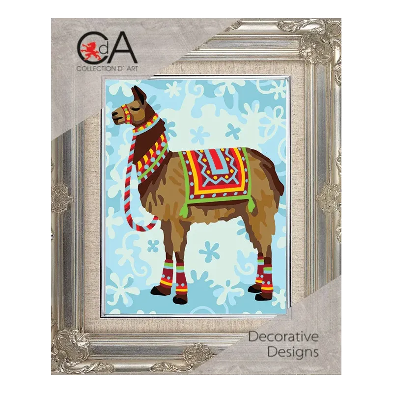 Gobelenų rinkinys su atspausdintu paveikslu 14x18 Lama CDA3339K