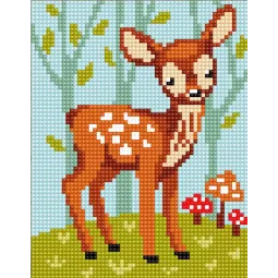 Tapestry Kit with printed canvas 14x18 Fawn CDA3319K