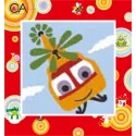 Tapestry Kit with printed canvas 15x15 Helicopter CDA2008K