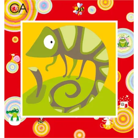 Набор для гобелена с печатным холстом 15x15 Chameleon CDA2005K
