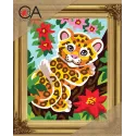 Набор для гобелена с напечатанным холстом 22x30 Leopard CDA6303K