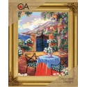 Tapestry Kit with printed canvas 22x30The Terrace CDA6193K