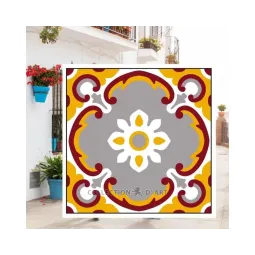 Gobelin-Set mit bedruckter Leinwand 14x14 Ornament CDA3021K