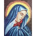 Tapestry Kit with printed canvas 14x18 Holy Mother CDA3078K