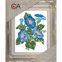 Kit tapisserie avec toile imprimée 14x18 Morning Glory CDA3038K