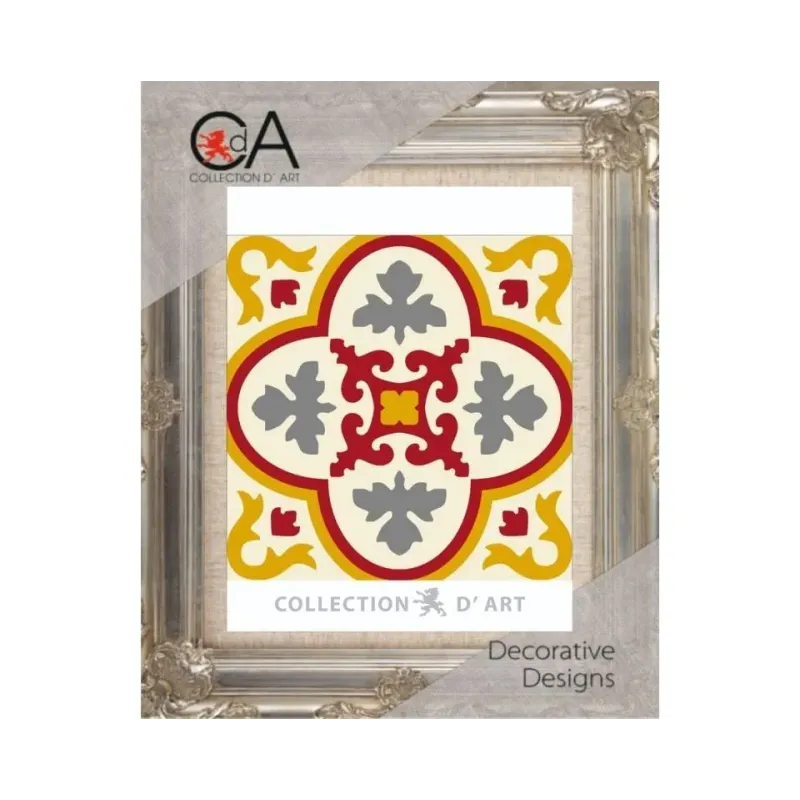 Gobelenų rinkinys su atspausdintu paveikslu 14x14 Ornament CDA3013K