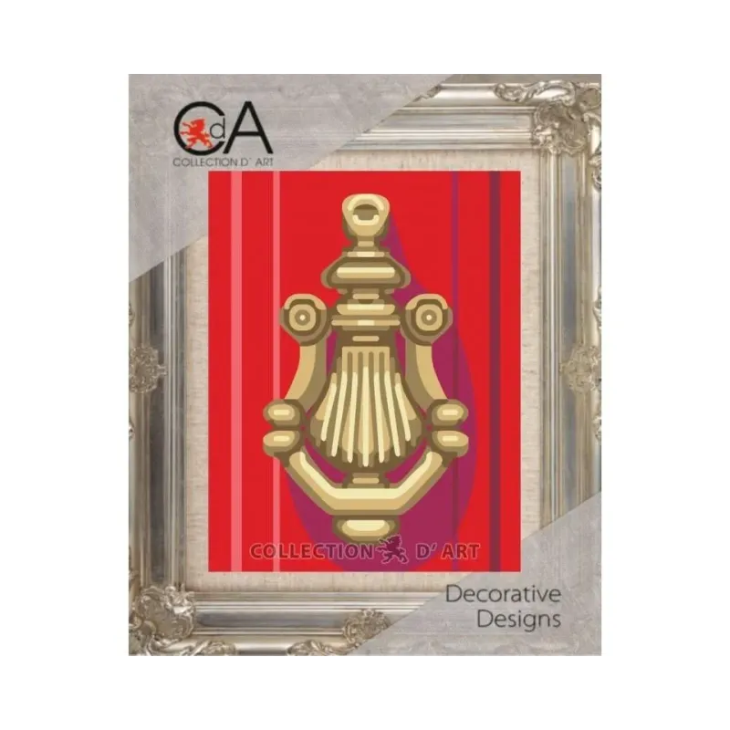 Gobelin-Set mit bedruckter Leinwand 14x18 Art CDA3009K